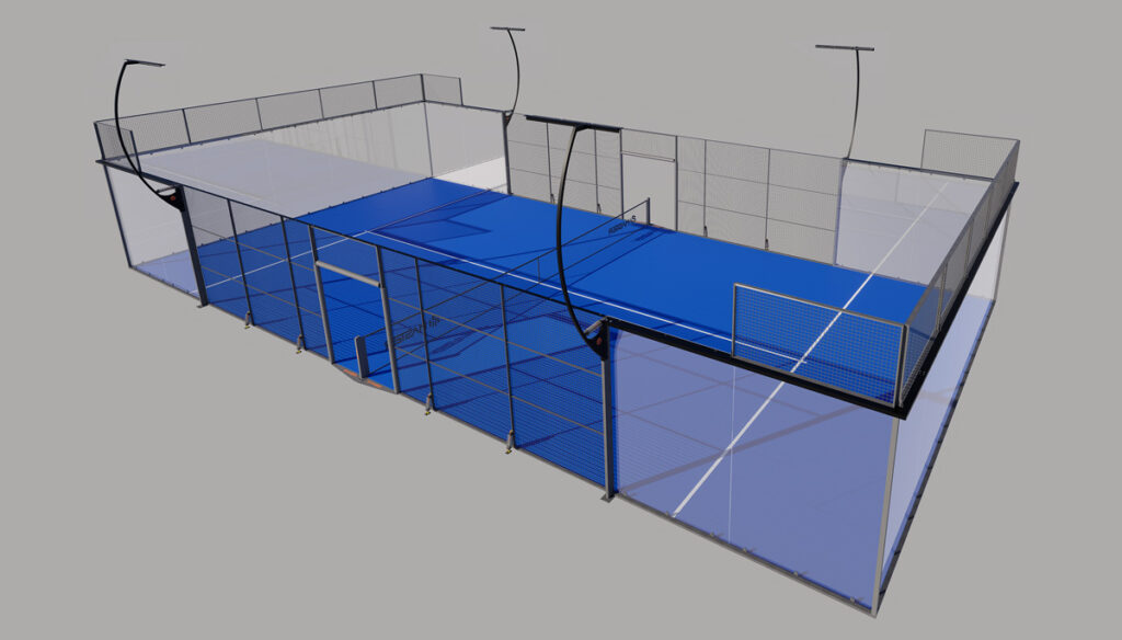 pista de padel profesonal panoramic